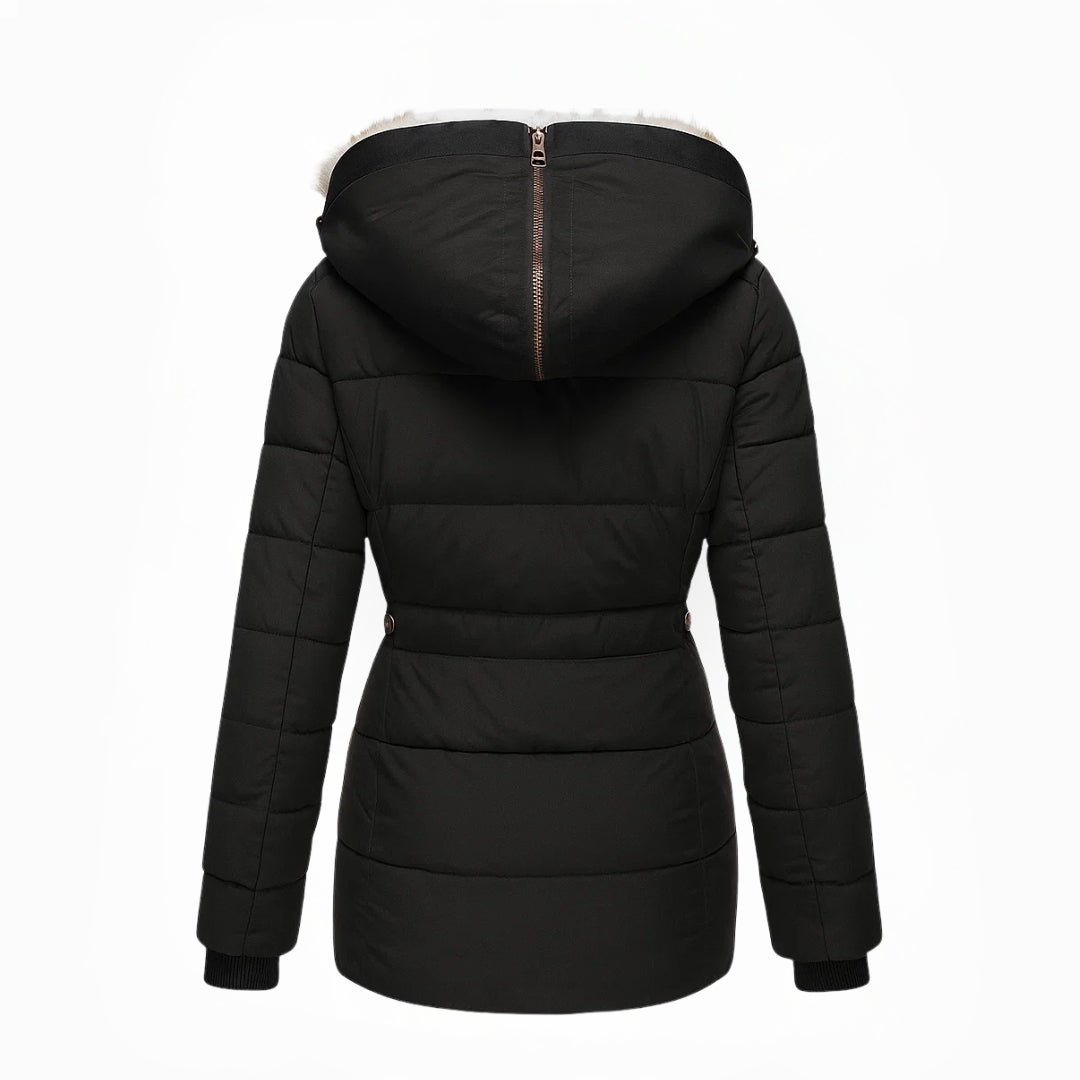 Anna | Cappotto invernale con fodera in pelliccia