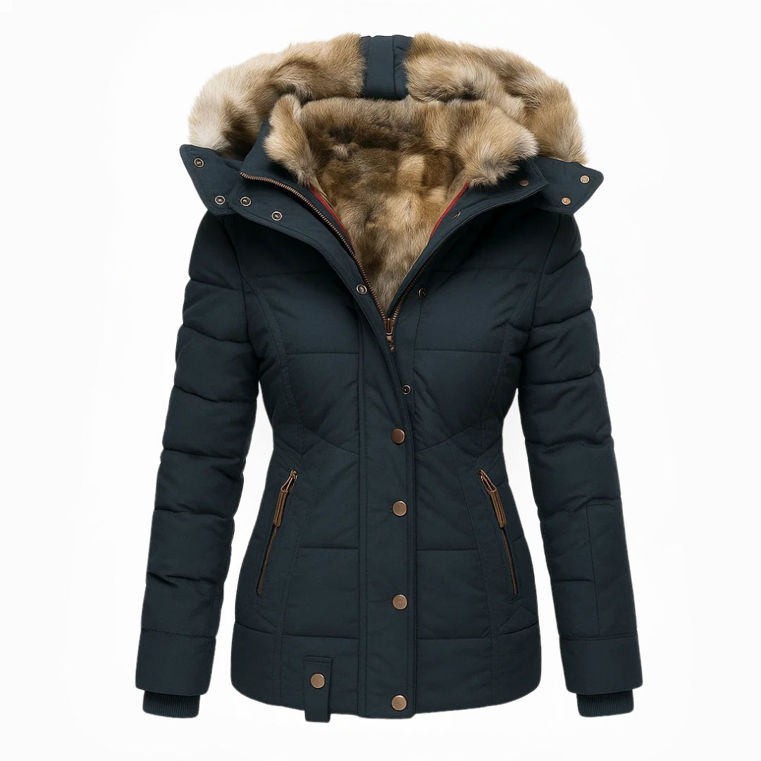 Anna | Cappotto invernale con fodera in pelliccia