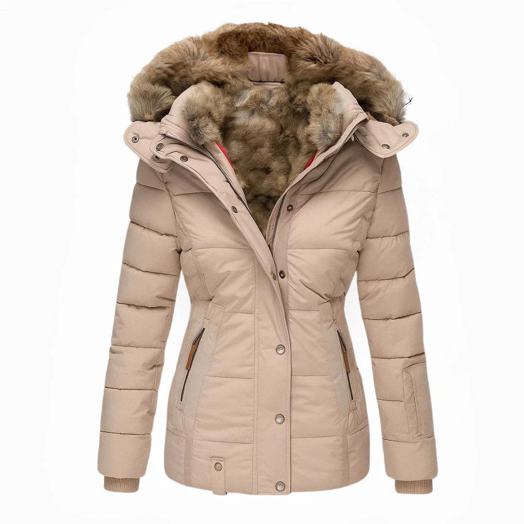 Anna | Cappotto invernale con fodera in pelliccia