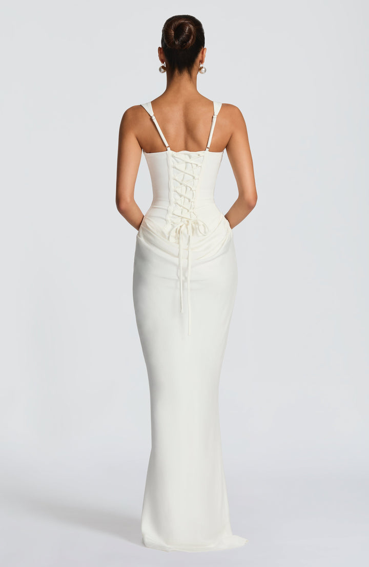 Leonor™ – Abito Maxi Elegante con Scollo Quadrato