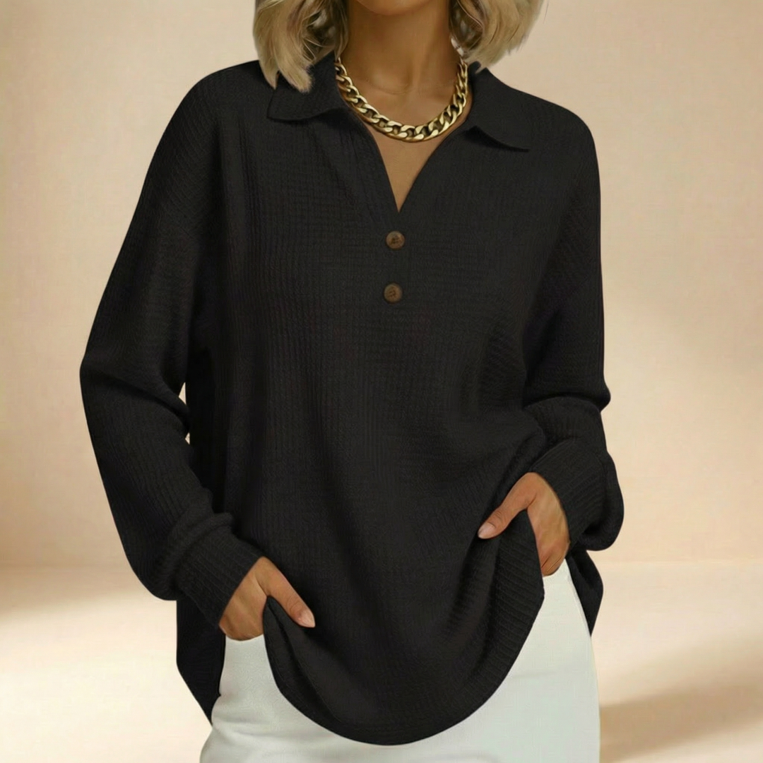 Paola | Maglia Morbida con Colletto Elegante