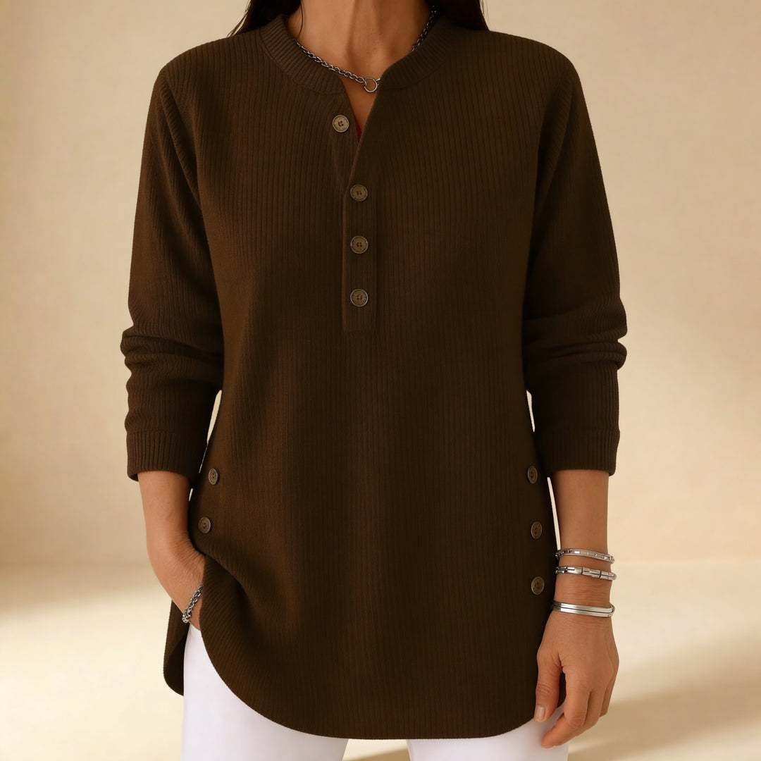 Laura | Maglia Morbida a Maniche Lunghe in Tricot
